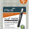 Pica 991 52 visor permanent navulling | wit - pi99152