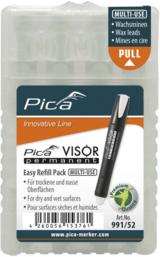 Pic a 991 52 ricarica permanente visiera | bianco - pi99152