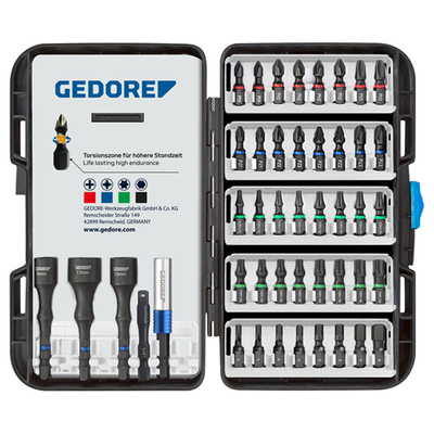 Gedore 3459519 666-045 | juego de puntas de torsión | 45 piezas - 3459519