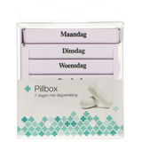 Jvdl pill box week 4 courses per day white - afbeelding 1