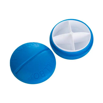 JVDL PILL BOX BOXBOX 4 Compartments Blue