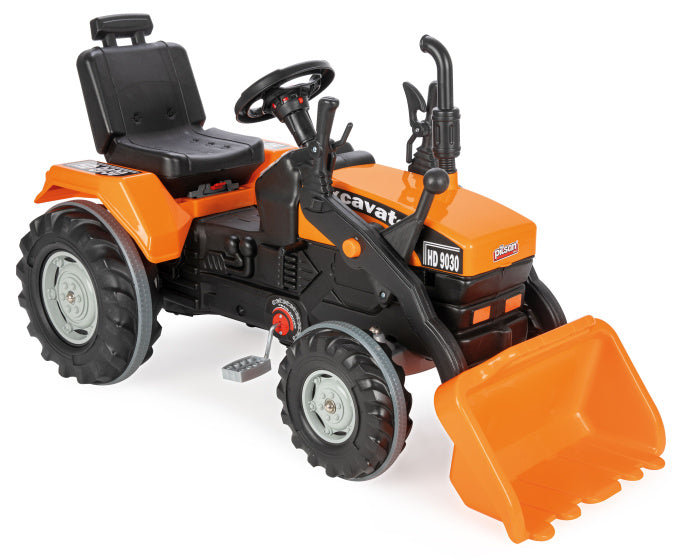 Pilsan super hd 9030 traptractor met voorlader oranje zwart
