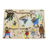 Licenze per libri per bambini Pippi Calzelunghe - puzzle scorrevole in legno