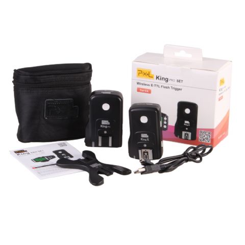 PIXEL E-TTL Radio Trigger Set King per Canon
