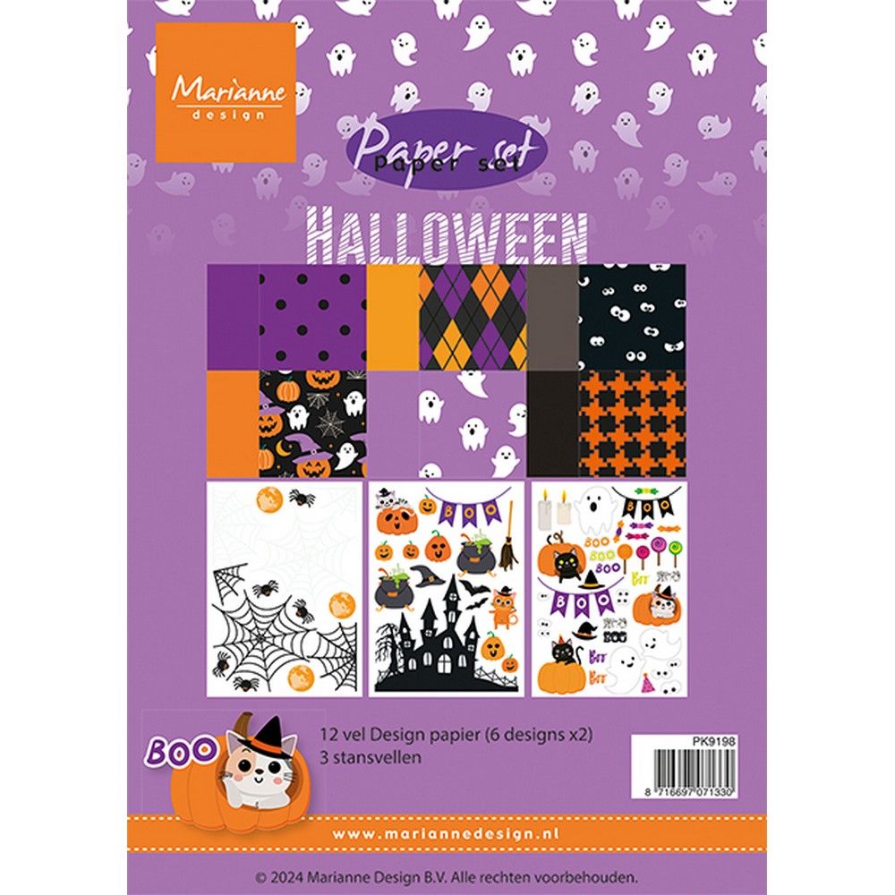 Marianne design • juego de papel juego de papel de halloween