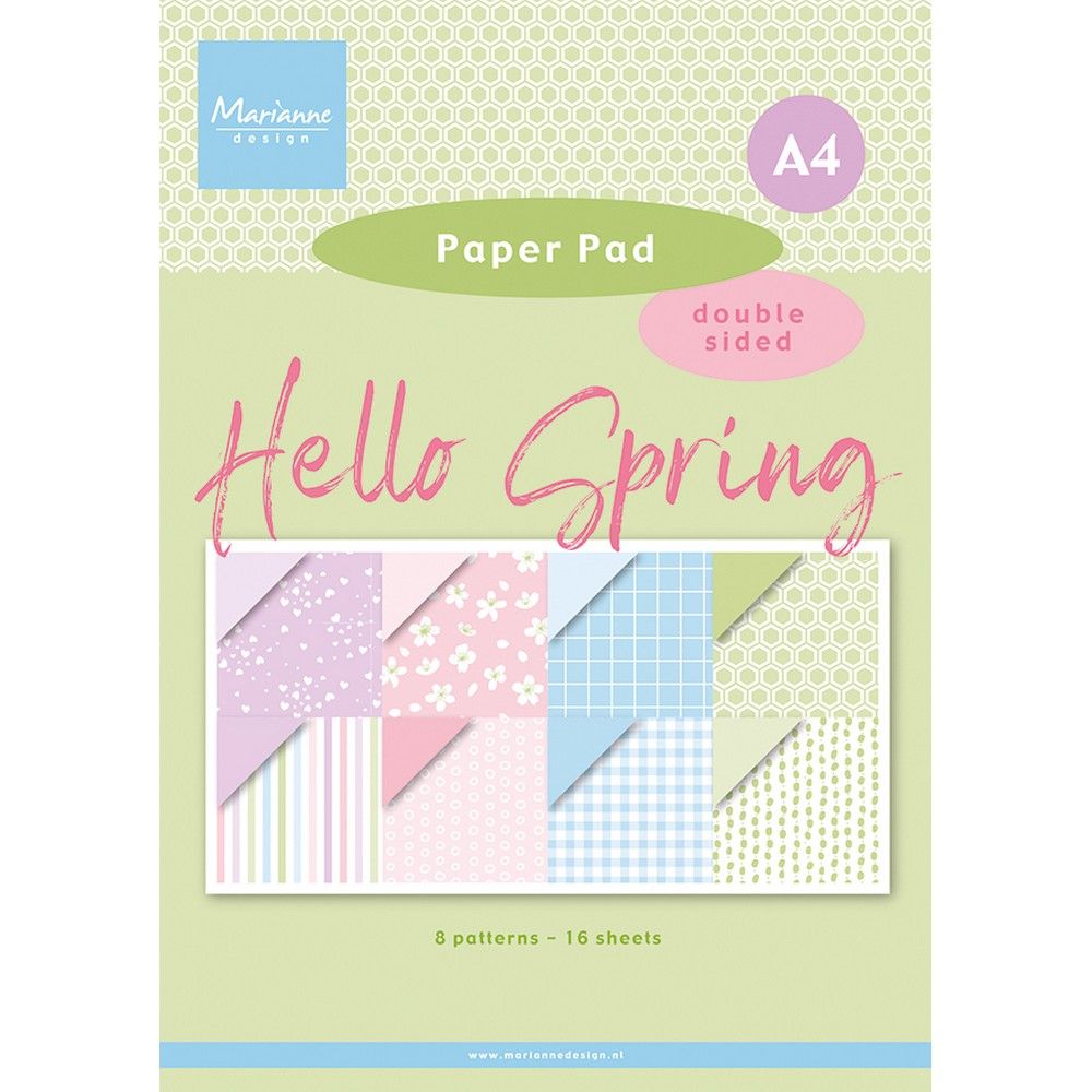 Marianne design • bloc de papel a4 hola primavera