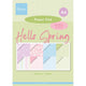 Design Marianne • blocco di carta A4 ciao primavera