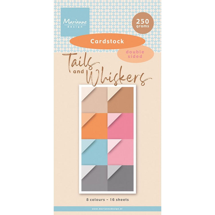 Diseño Marianne • bigotes de colas de cartulina
