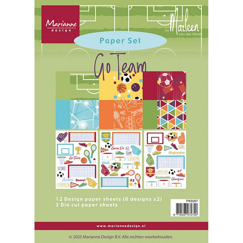 Marianne design • set di carta go team di marleen
