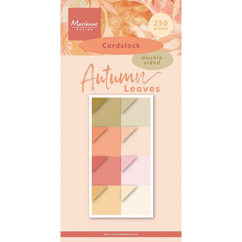 Design Marianne • blocco di carta foglie autunnali cartoncino