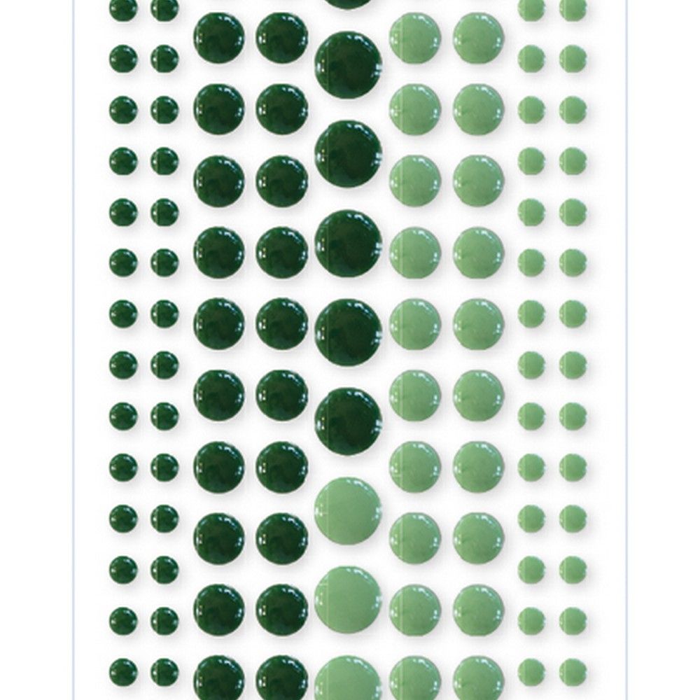 Marianne design • decoraciones puntos esmaltados - verde duotono