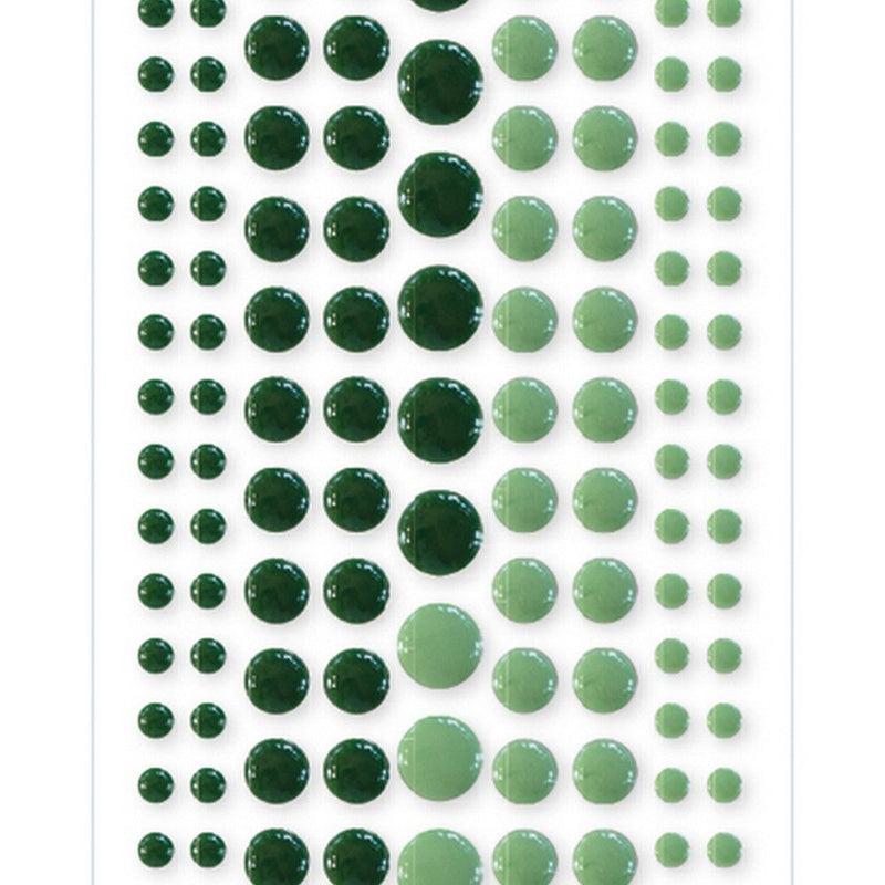 Disegno Marianne • decorazioni puntini smaltati - bicromia verde