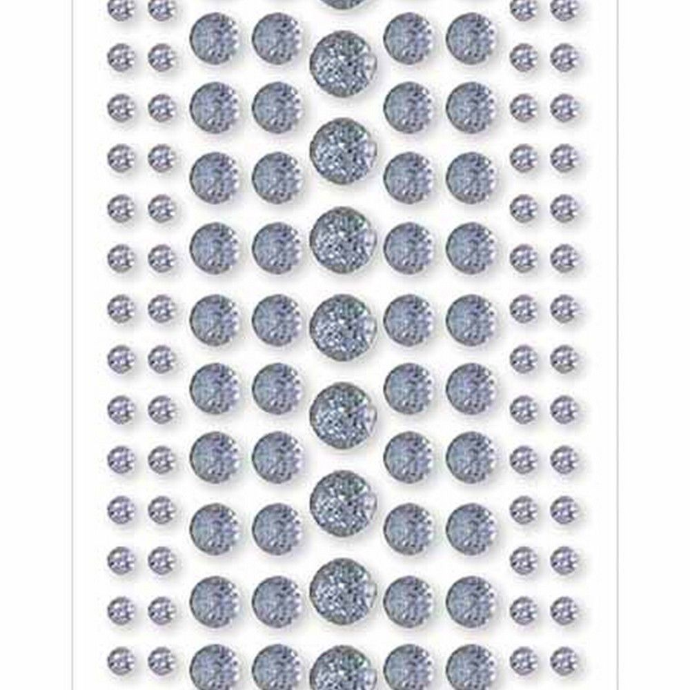 Design Marianne • decorazioni puntini smaltati argento glitter