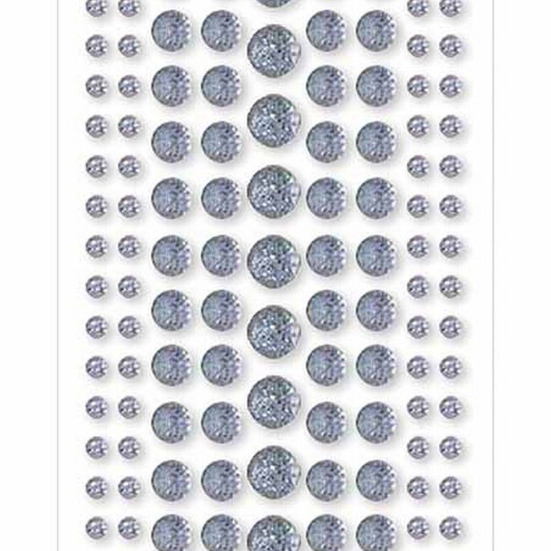 Design Marianne • decorazioni puntini smaltati argento glitter