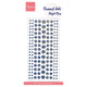 Design Marianne • puntini smaltati blu notte glitter