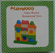 Playwood Wooden Blocks House in bellissimi colori