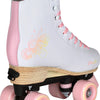 Playlife Adjustable rolschaatsen junior wit roze maat 35 38