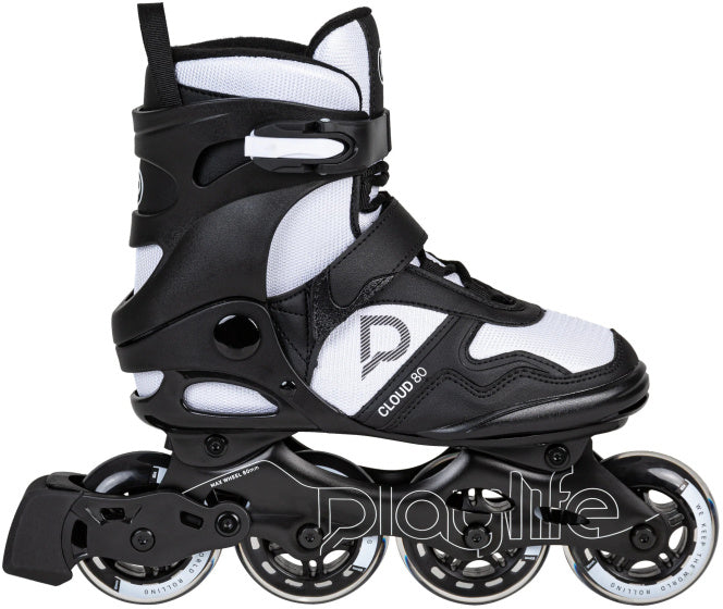 Playlife cloud fitness inline skates 82a zwart wit maat 46