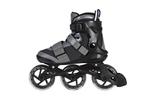 Playlife gt 110 fitness inlineskates zwart grijs maat 43