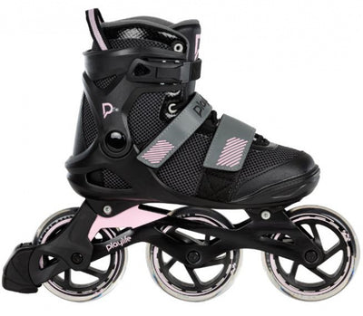 Playlife - Fitness GT 110 patines en línea 80A negro rosa talla 42