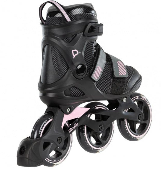 Playlife - Fitness GT 110 inline skates 80A zwart roze maat 38