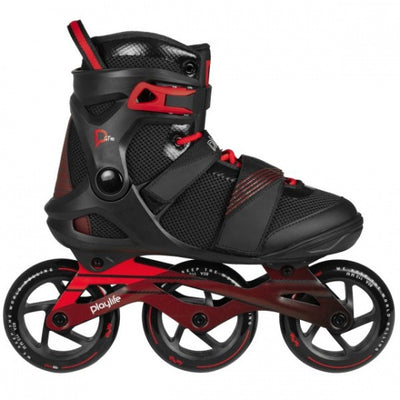 PlayLife - GT Black 110 Inlineskates Men Black Red Tamaño 37
