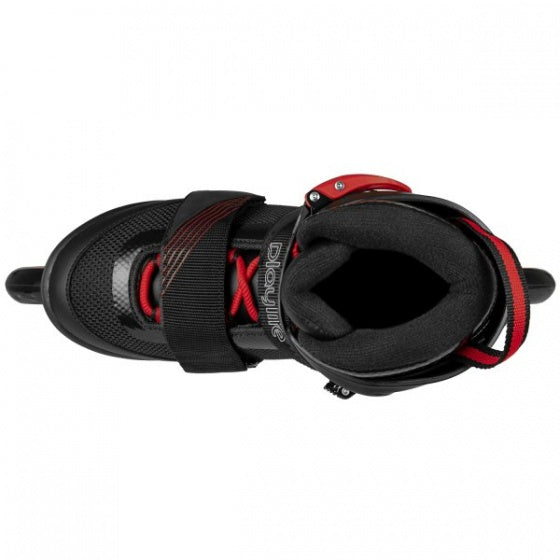 Playlife - GT Black 110 patines en línea hombre negro rojo talla 38