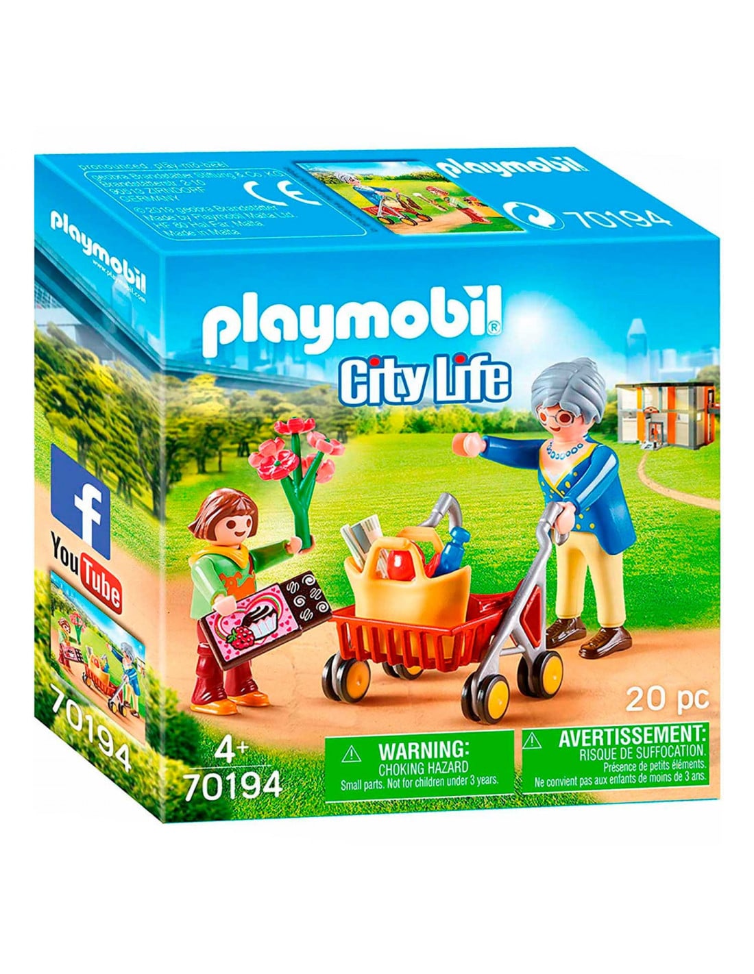 Playmobil City Life Oma con Walker