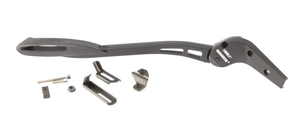 Pletscher Side Stand multi -regolabile, carta nera