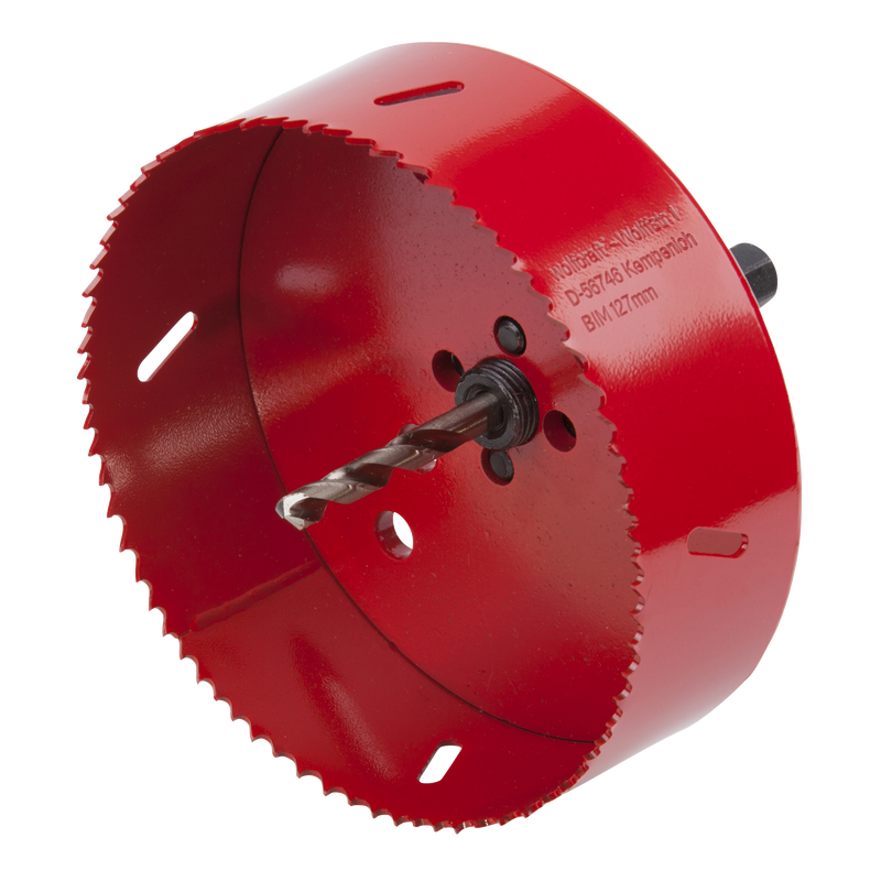 Wolfcraft Wolfcraft Hole vio 127 mm rojo 5495000