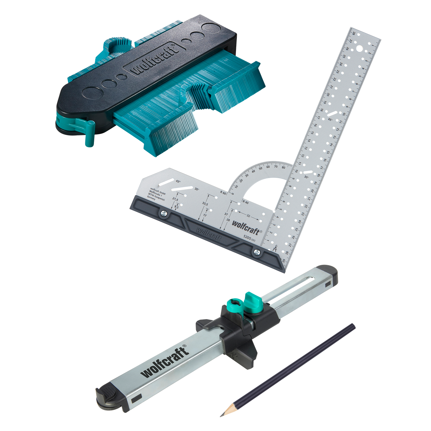 Set di strumenti Wolfcraft Wolfcraft per pavimenti in laminato e design