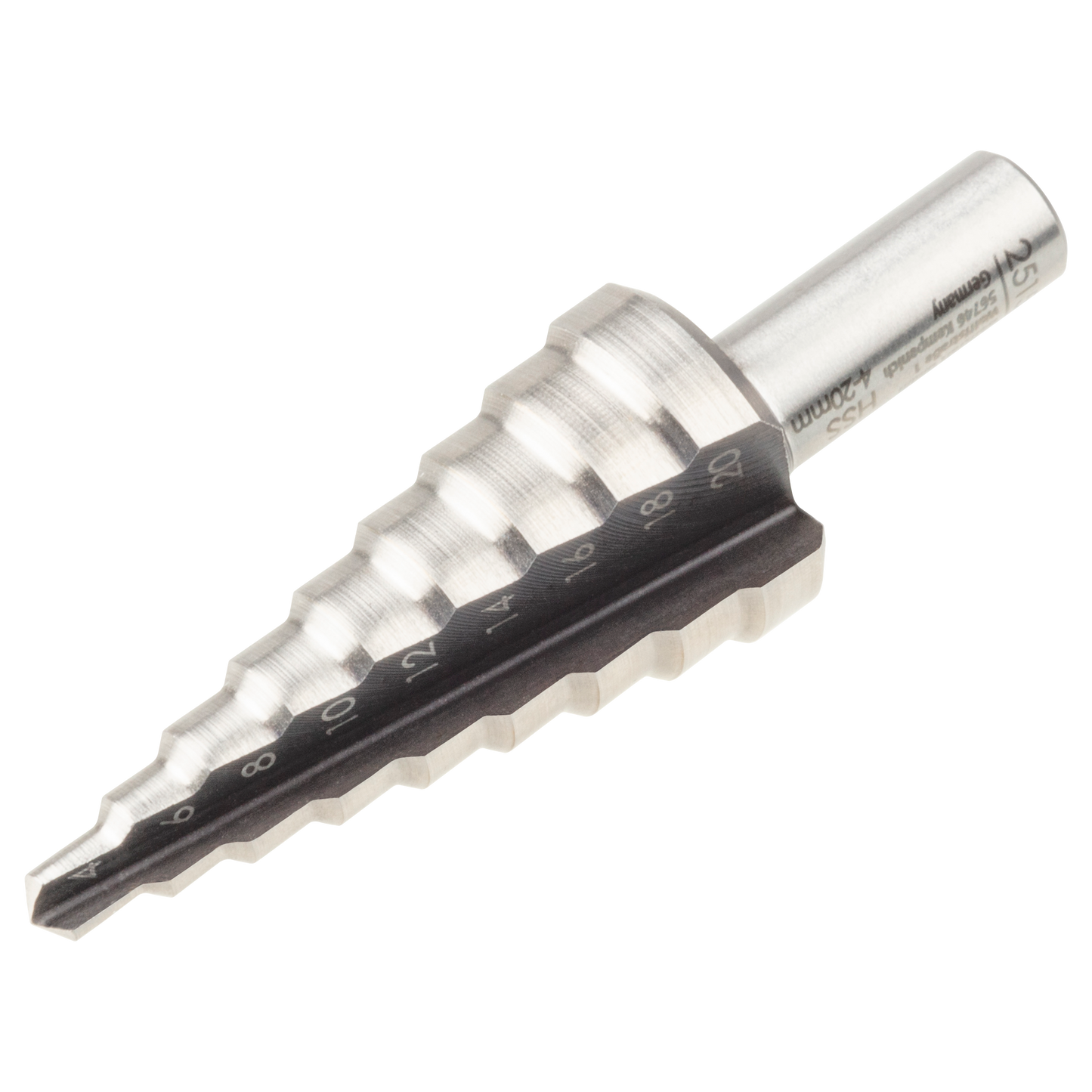 Wolfcraft Wolfcraft Scale trapano 8 mm 4 20 mm HSS grigio 2515000