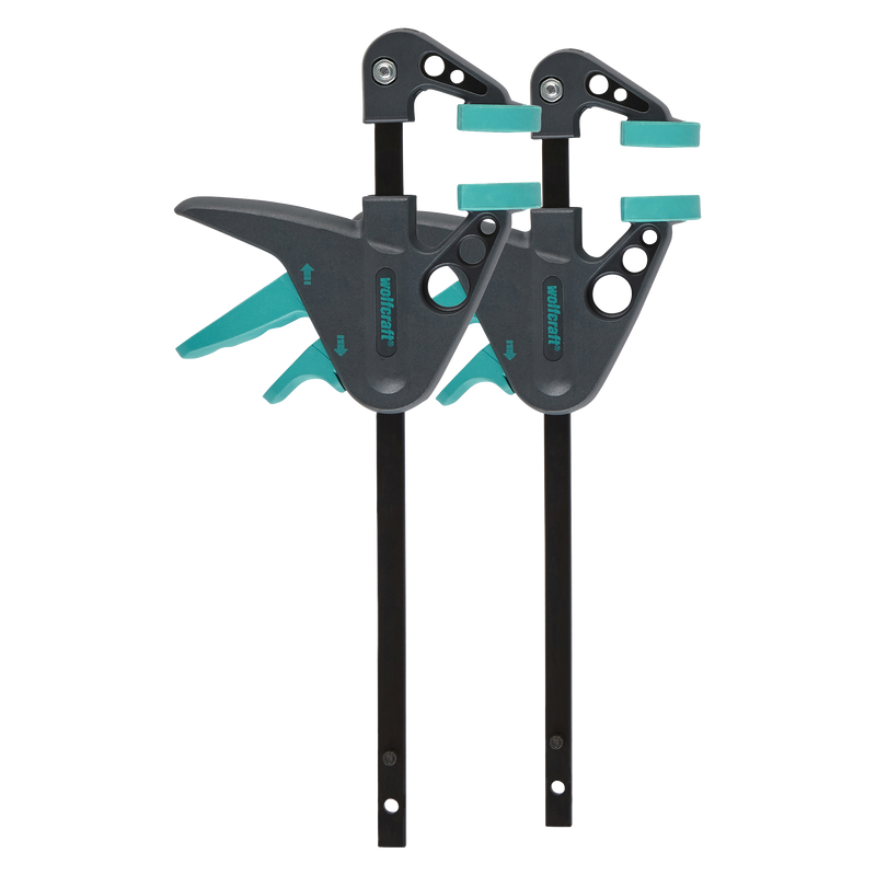 Wolfcraft ehz 40-110 | eénhand-lijmklem | 2 stuks - 3455100