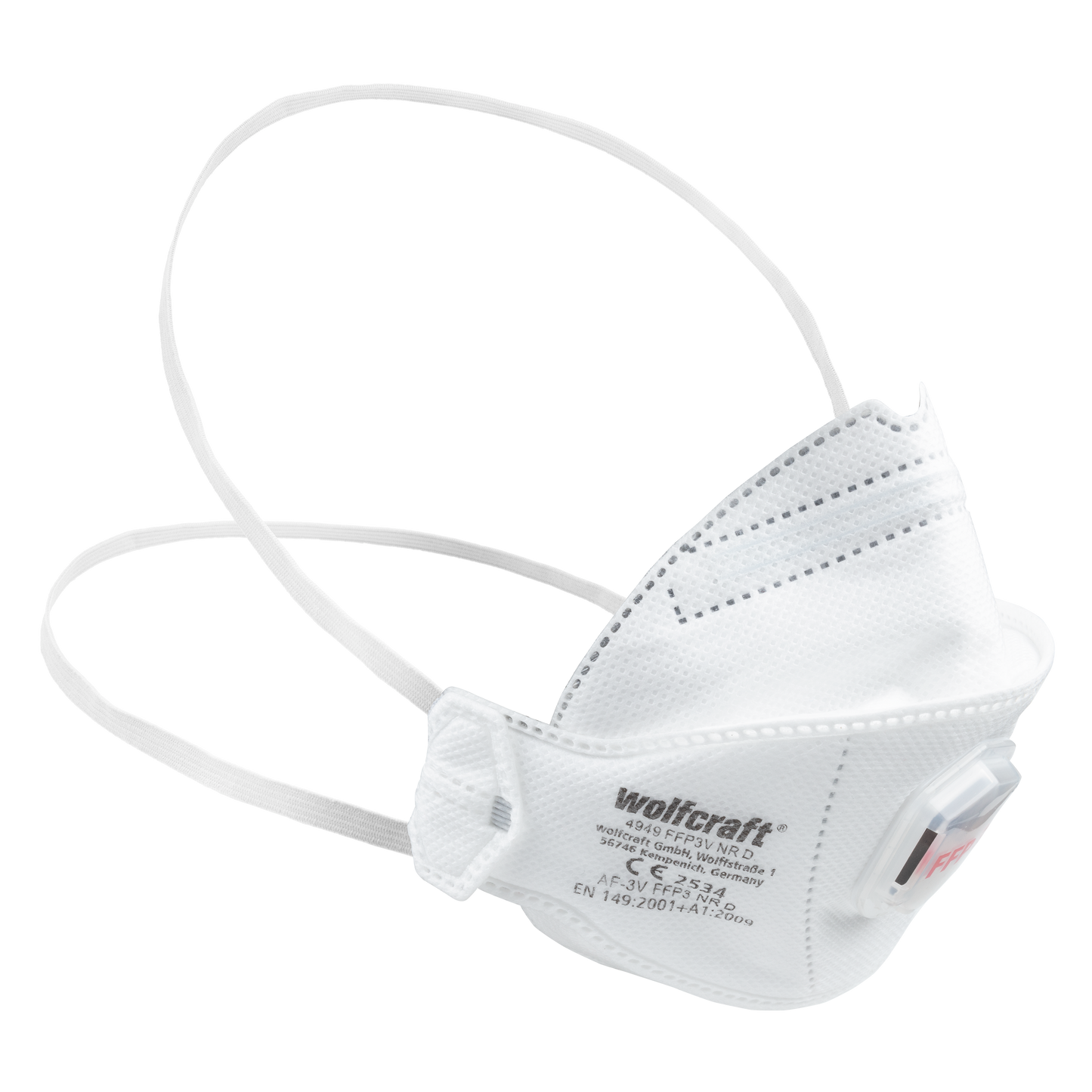 Maschere antipolvere Wolfcraft | con valvola | ffp3 | 2 pezzi - 4949000