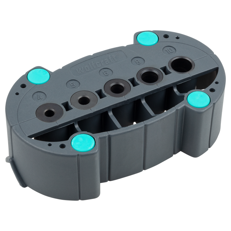 Wolfcraft accumobiel | boorhulp | ø4, 5, 6, 8, 10mm | 1 stuk - 4685000