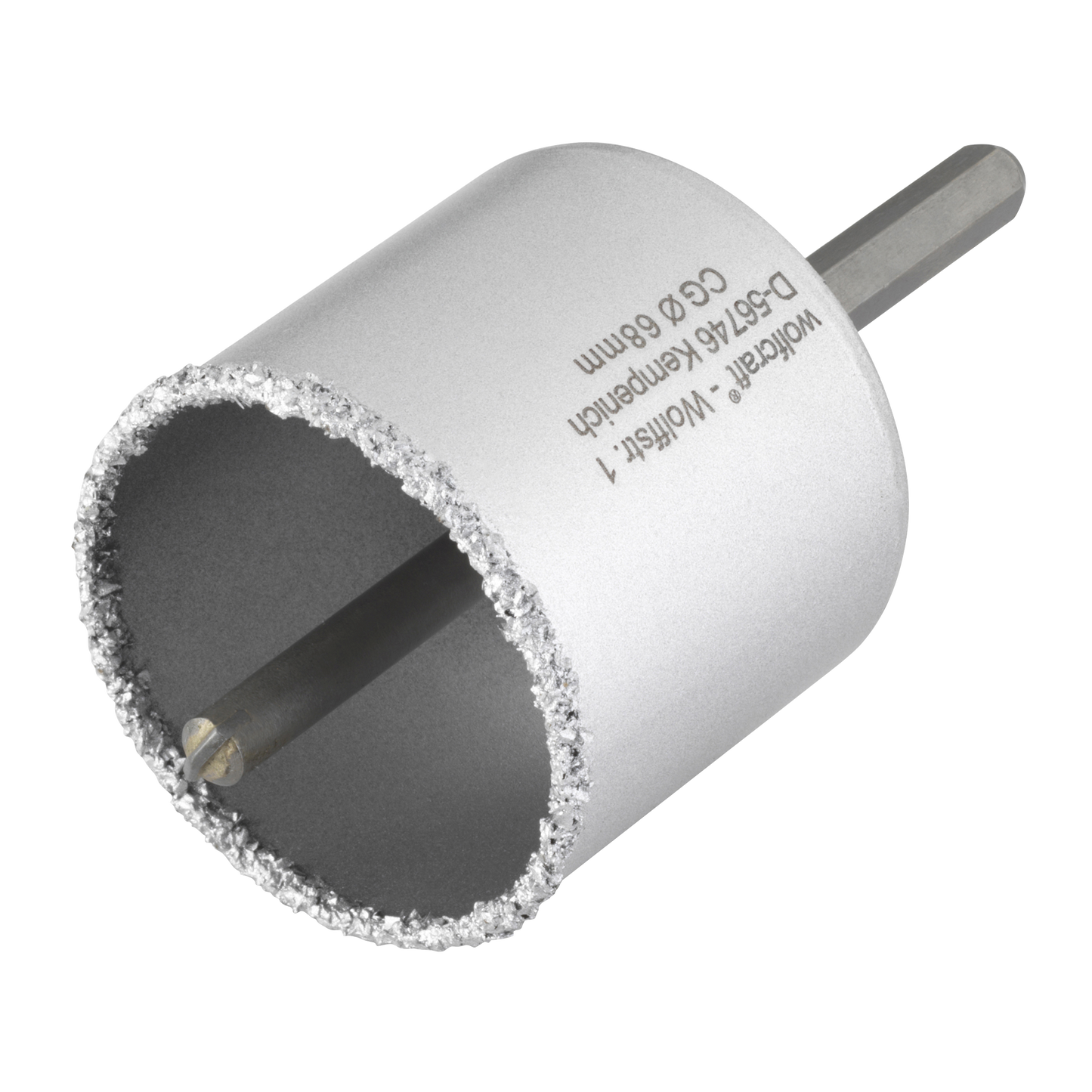 Wolfcraft Wolfcraft holbooorkroon con disumani 68 mm grigio