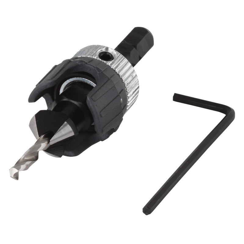 Wolfcraft voorboor | verzinkboor + d-stop | ø3,2-12mm | 1 stuk - 2544000