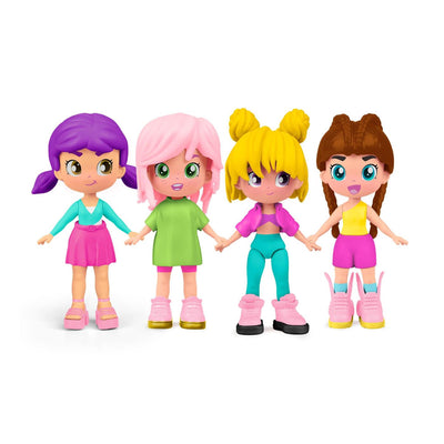 Pinypon top bambina 11cm con tatuaggi decorativi