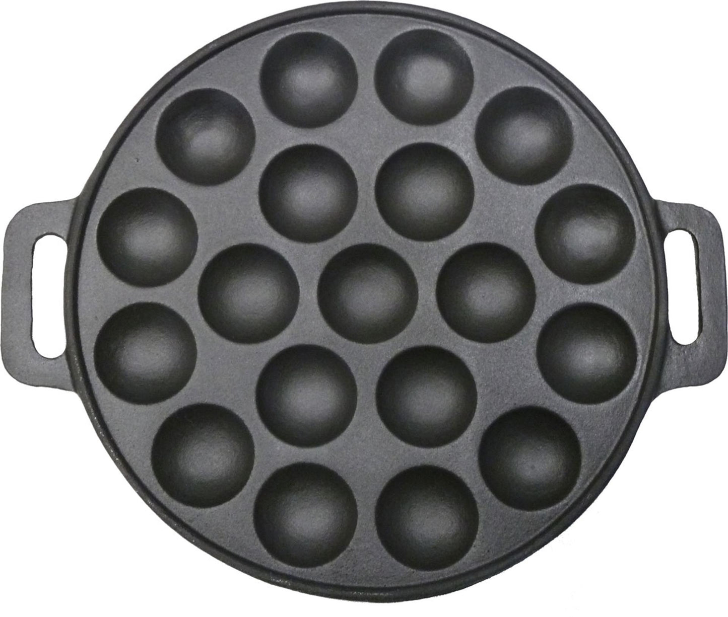 Aro utensilios de cocina placa para poffertjes de hierro fundido 19 pof. 24 cm awb