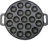 Aro houseware mini pancake pan cast iron 19 cm, 24 puffs awb - afbeelding 1