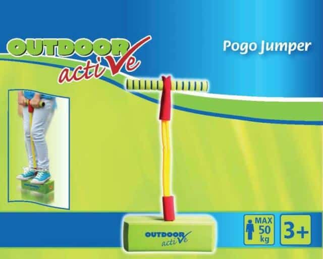 Pogo Jumper Spring Blok con maniglia