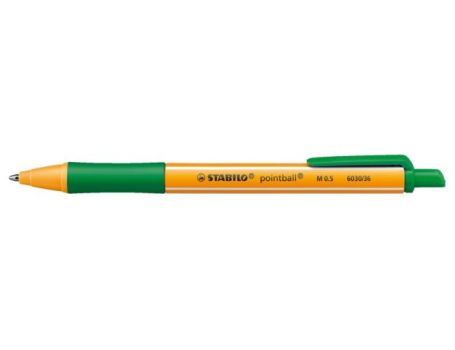Stabolo pointball palla penna verde