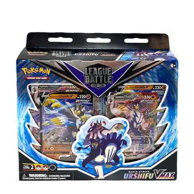 Pokémon liga pokémon battle deck v max ataque rápido urshifu