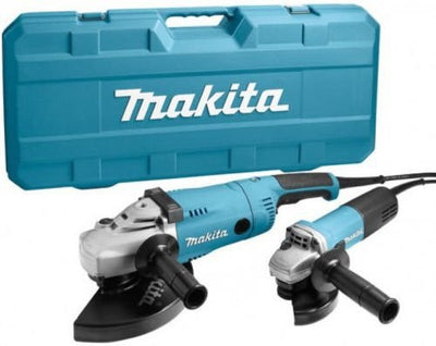 Set smerigliatrice angolare Makita dk0053g ga9020 + 9558hnrg in valigetta - dk0053
