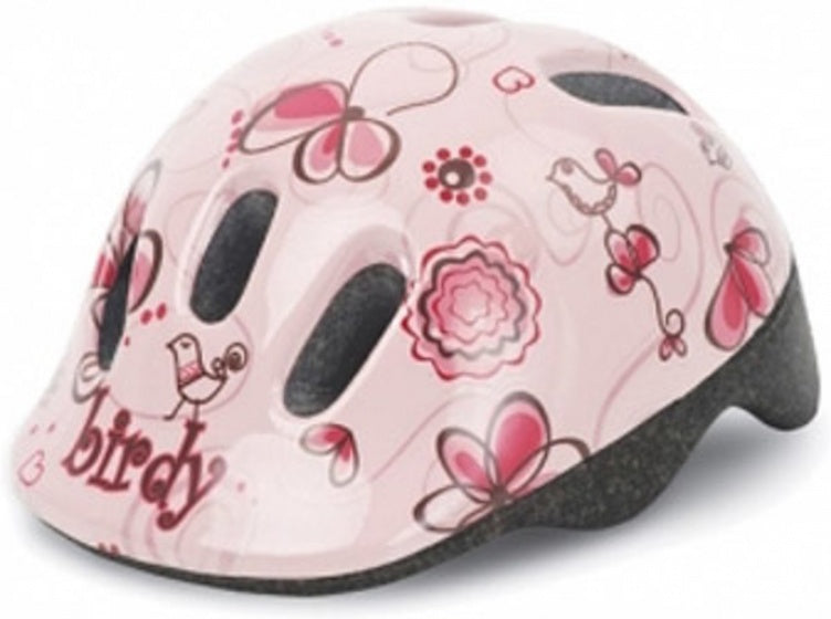 fietshelm Birdy XXS juniGoud crème roze maat 44 48 cm