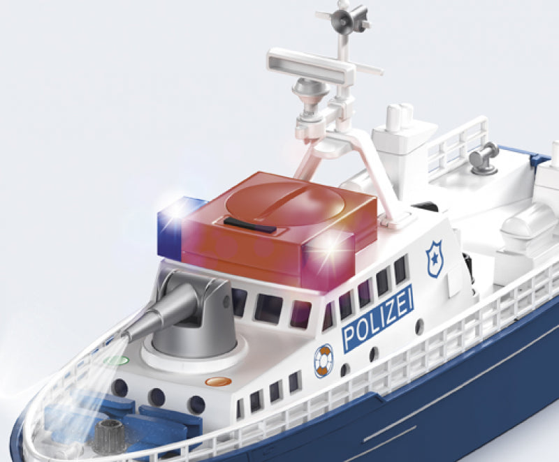 barco de la policía siku