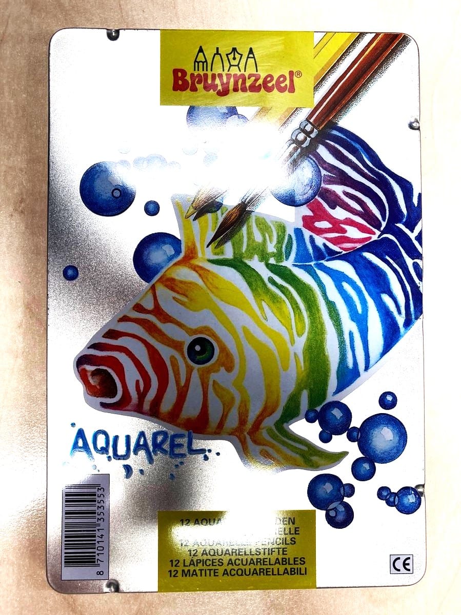 Bruynzeel 12 Aquarel Pencil in lattina