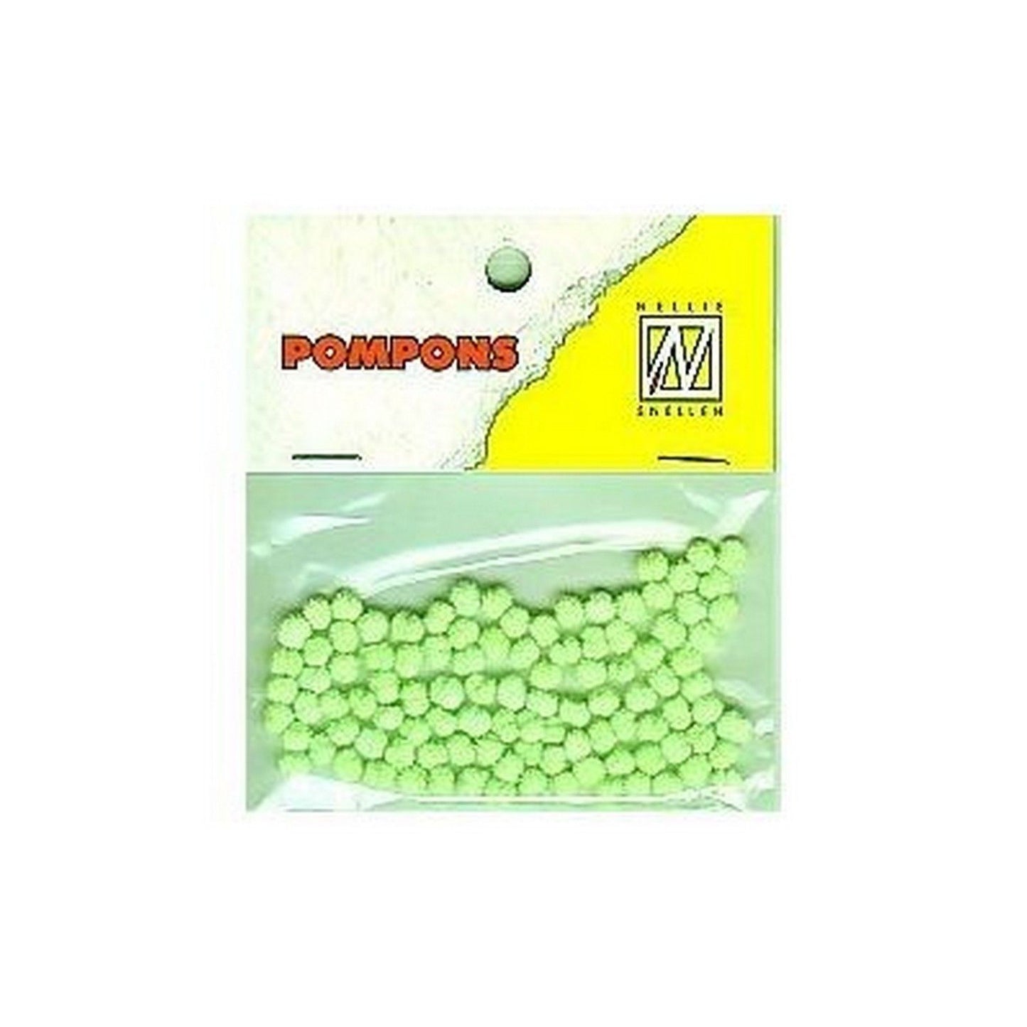 La elección de Nellie • pompones mini 3mm paquete de 100 piezas col. 33 verde neón