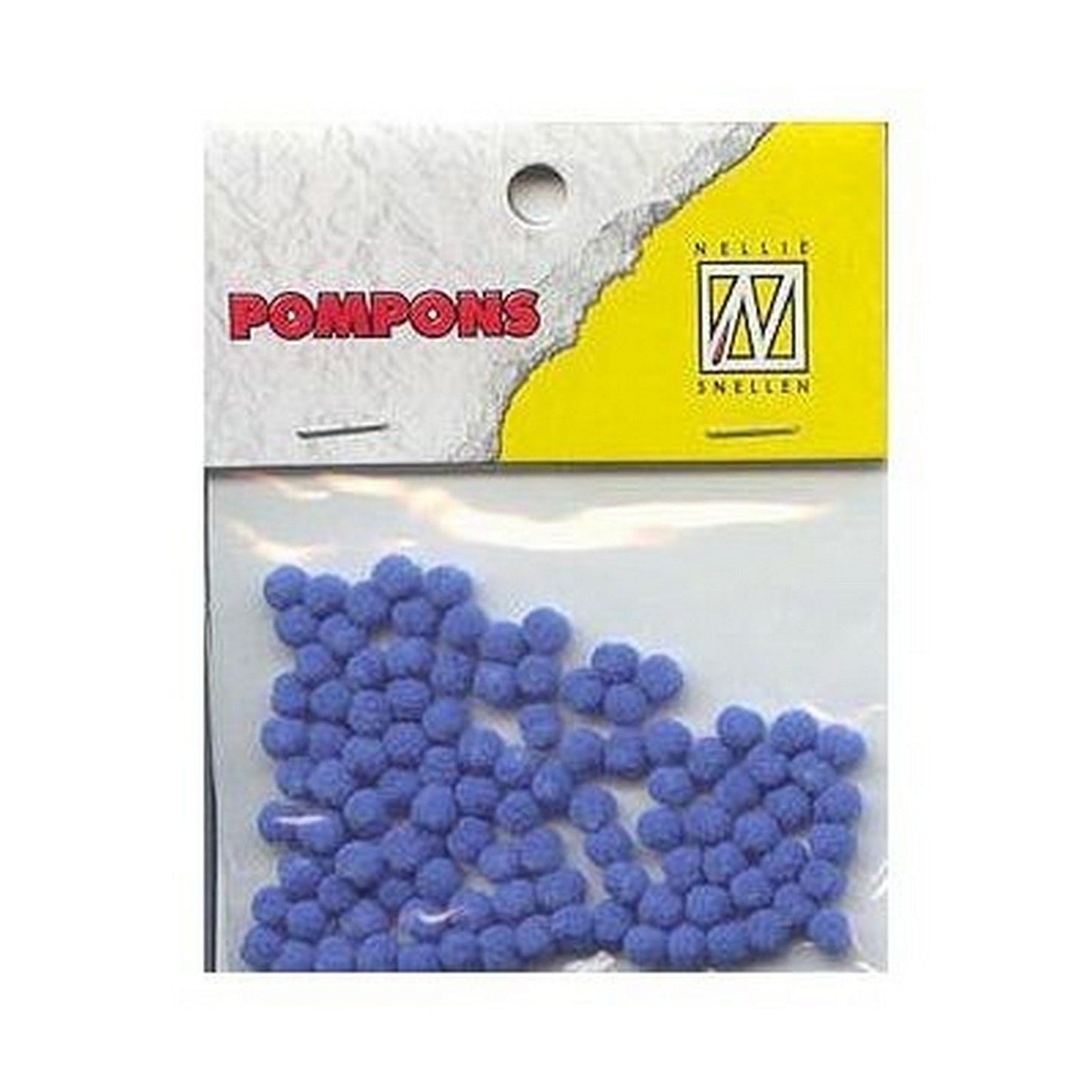 Nellie's choice • pompoms mini 3mm 100stuks pkg col. 39 light blue