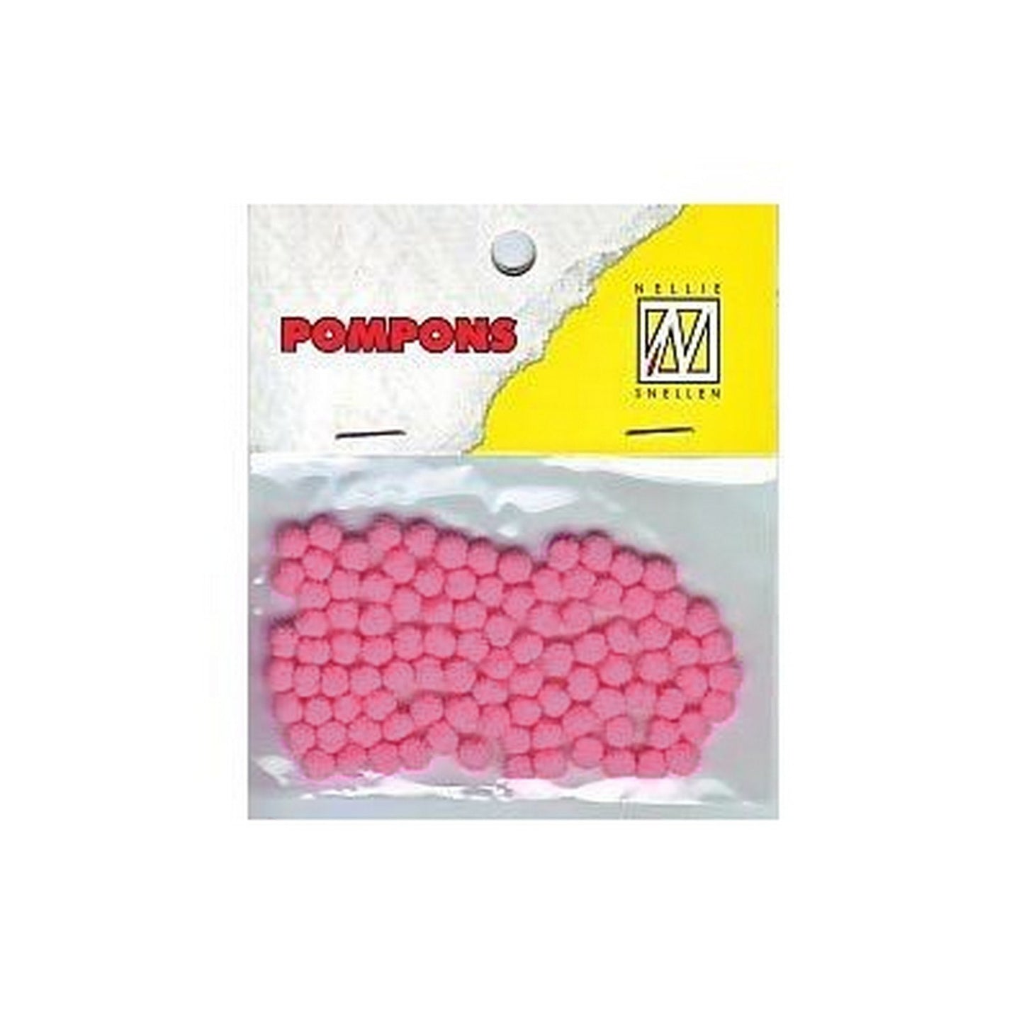 Nellie's choice • pompoms mini 3mm 100stuks pkg col. 25 blossom pink